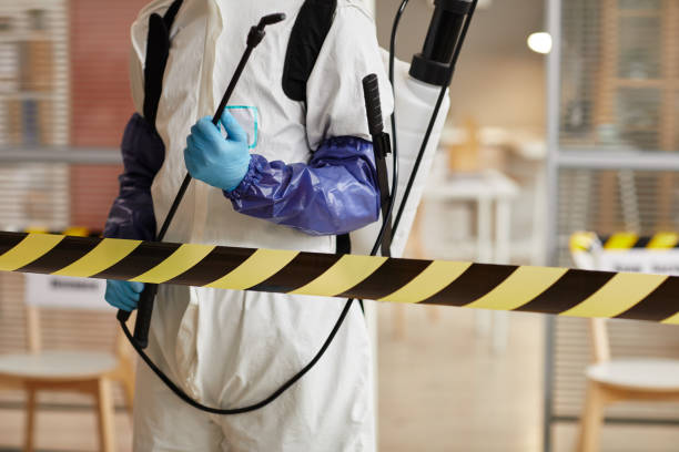 Professional Crime Scene Cleanup technician working in Damon, TX